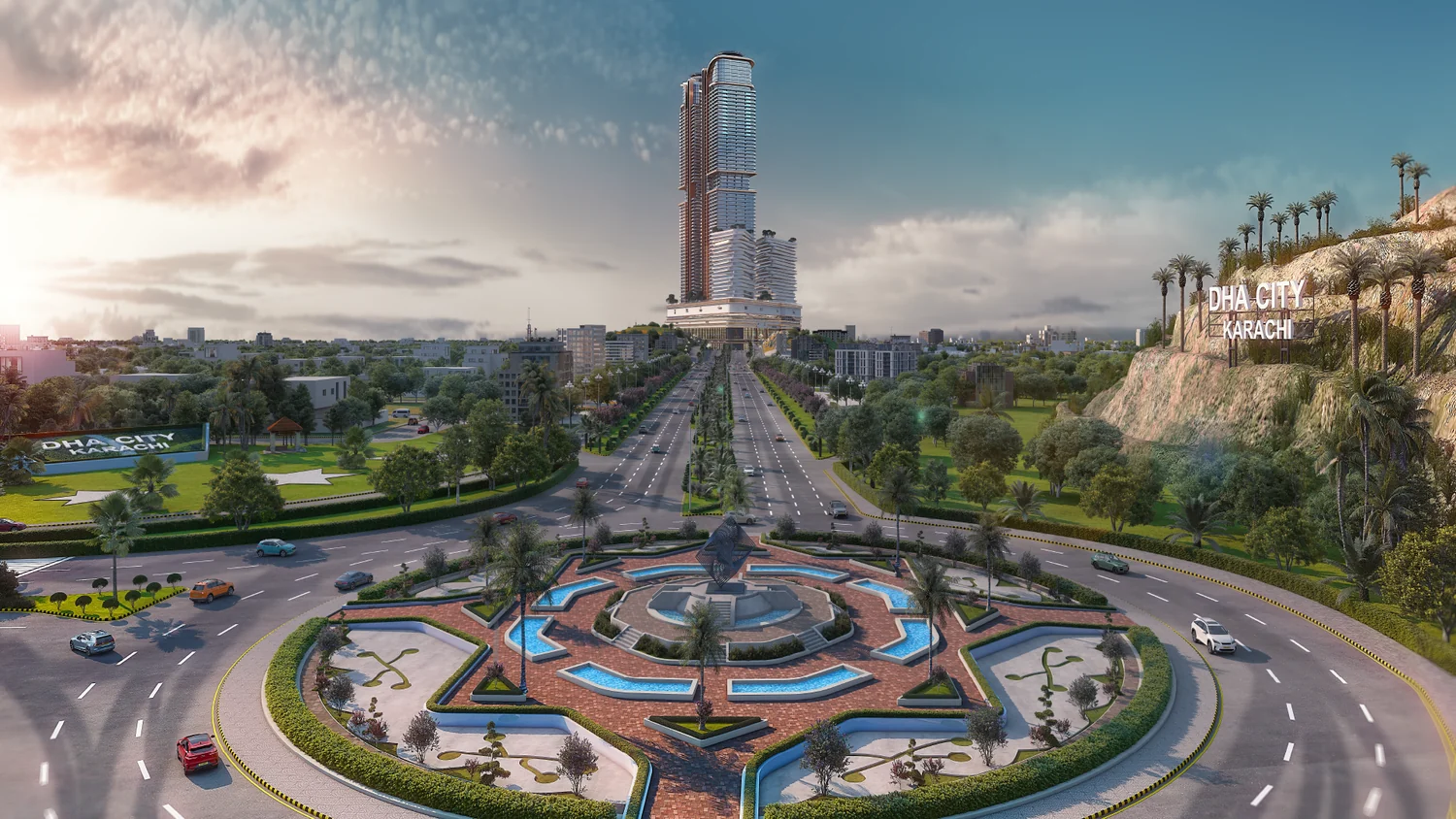 DHA City Karachi Panorama 2
